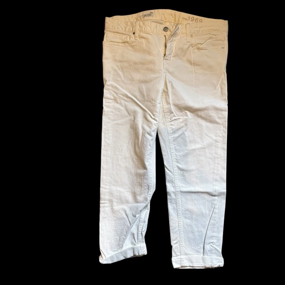 Gap White Denim Crop Jeans - Picture 2 of 7